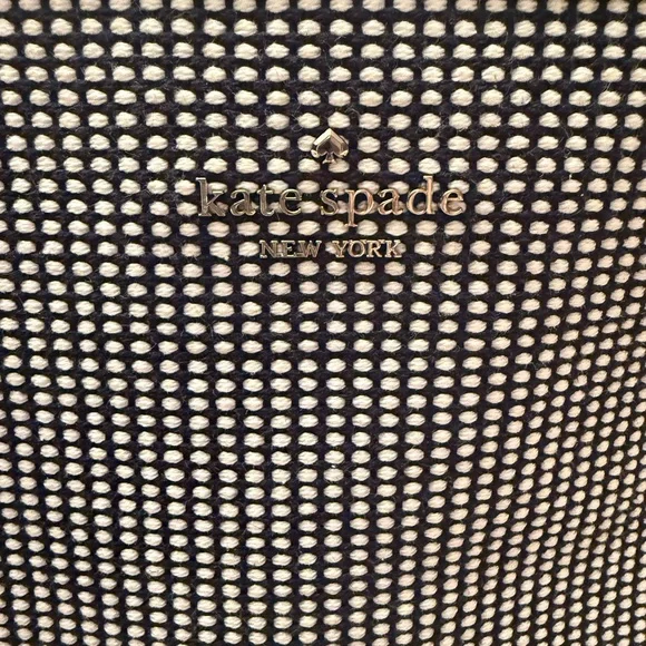 Kate Spade Black and White Floral Tote - Picture 4 of 5